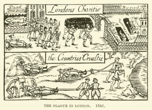 La peste à Londres, 1641 - English School